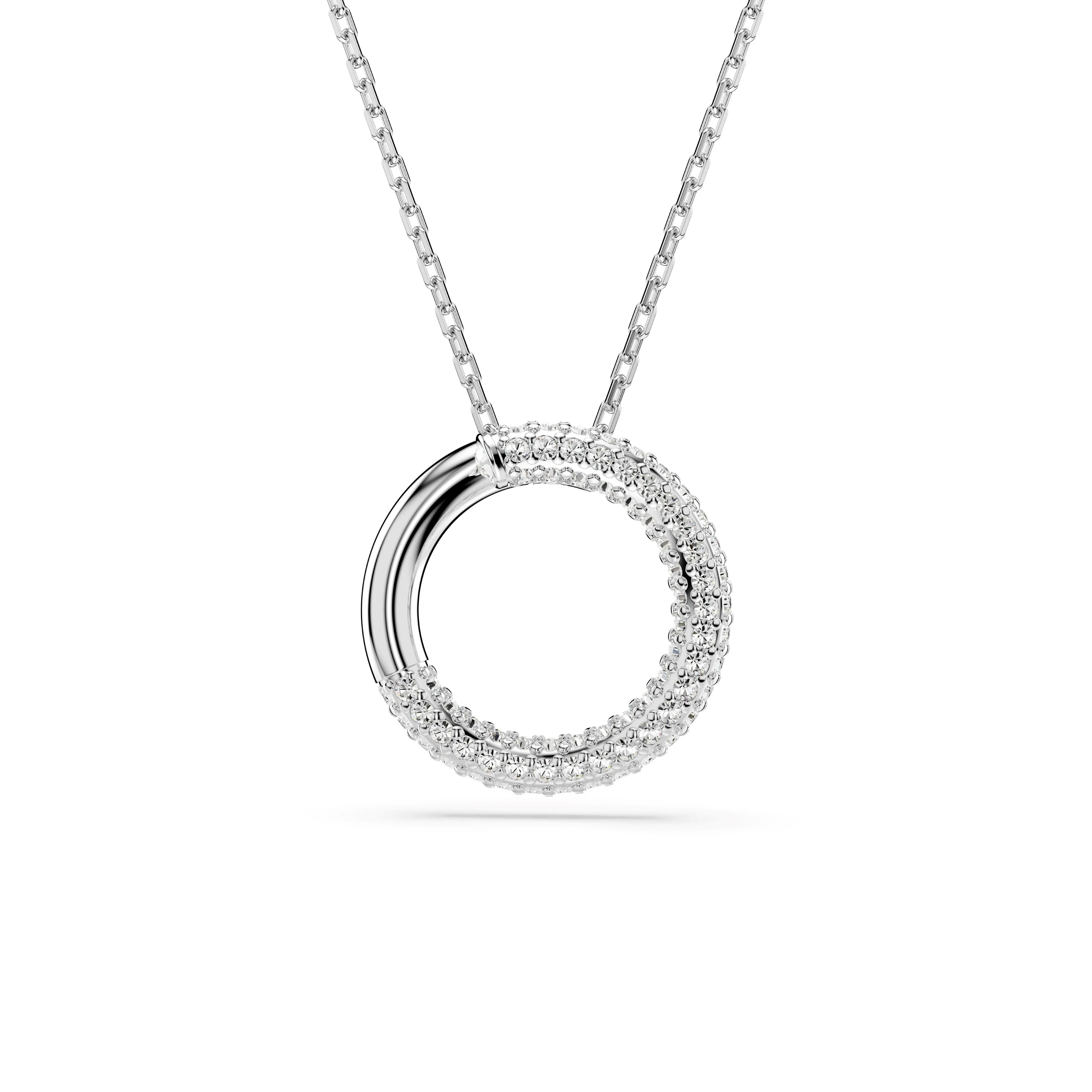 Swarovski Rhodium Dextera Pavé Necklace