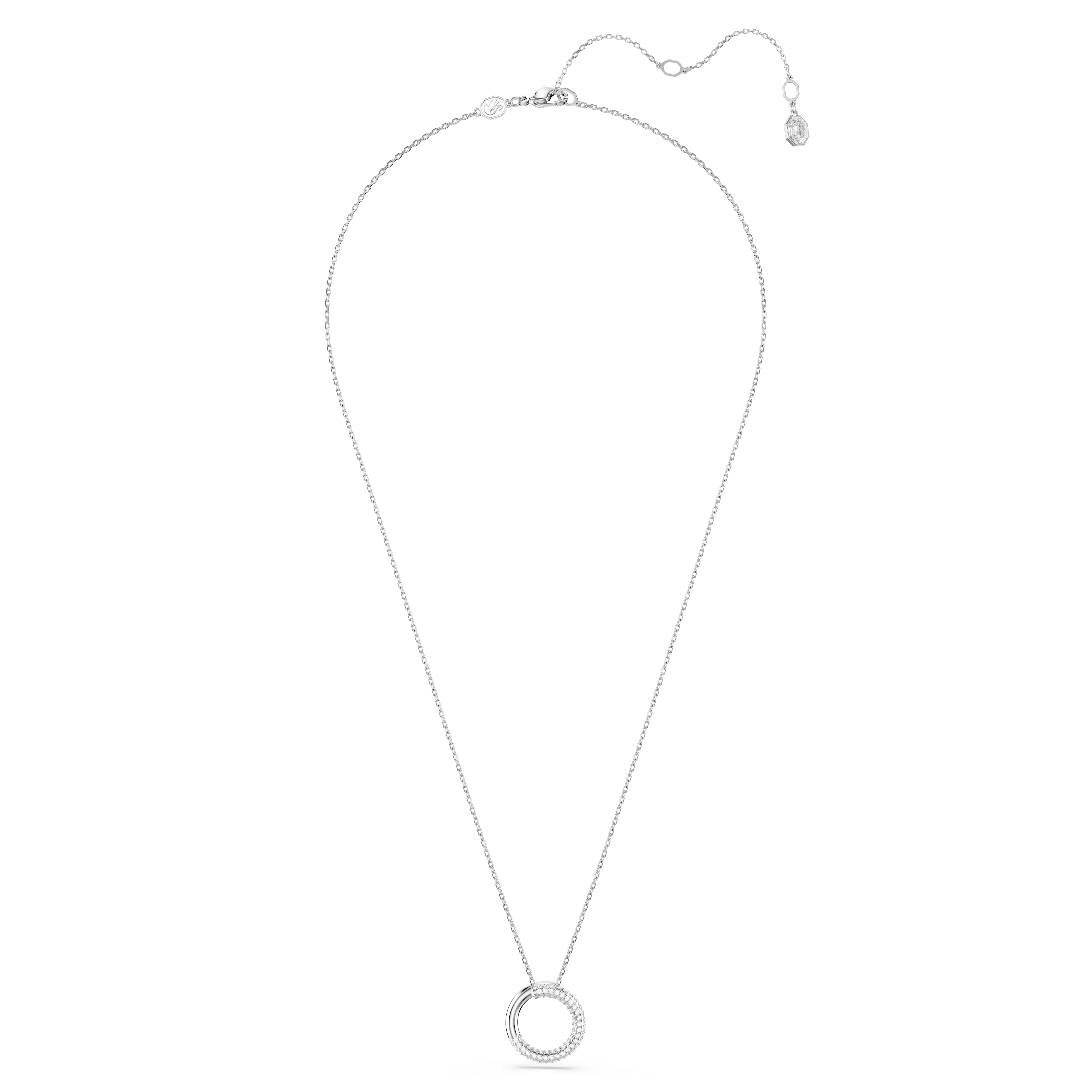 Swarovski Rhodium Dextera Pavé Necklace