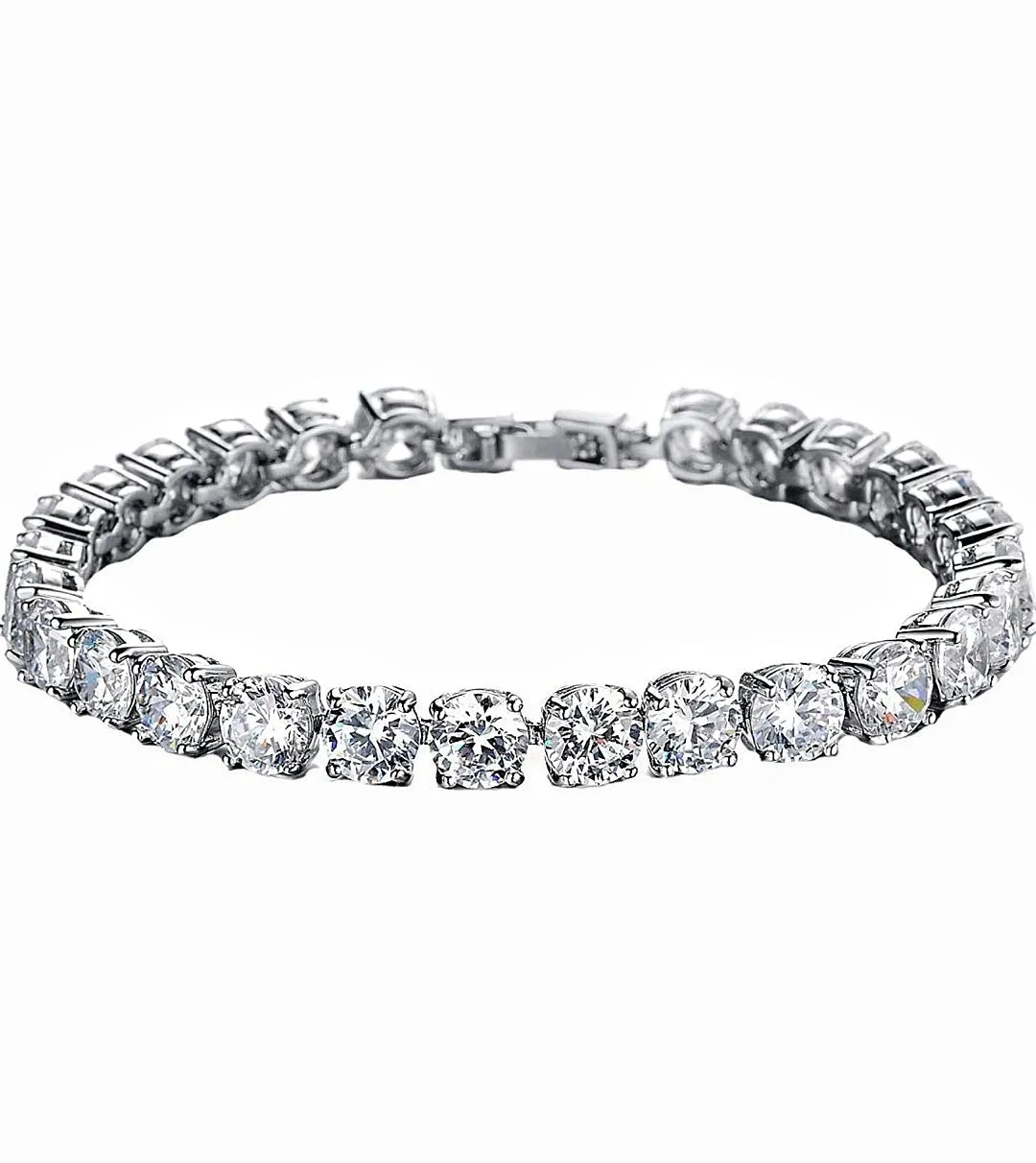 Swarovski Royal White Diamond Solitaire Crystal Bracelet