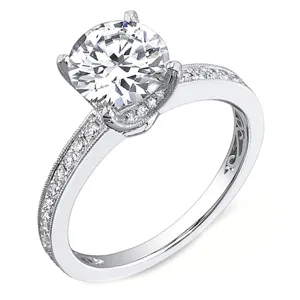 Sylvie Channel Set Diamond Engagement Ring