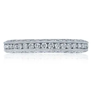 Tacori Channel-Set and Pave Diamond Band
