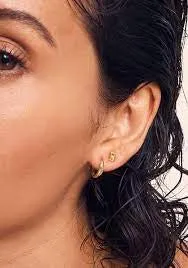 TEMPLE OF THE SUN: CHRYSALIS EARRINGS PERIDOT- GOLD VERMEIL