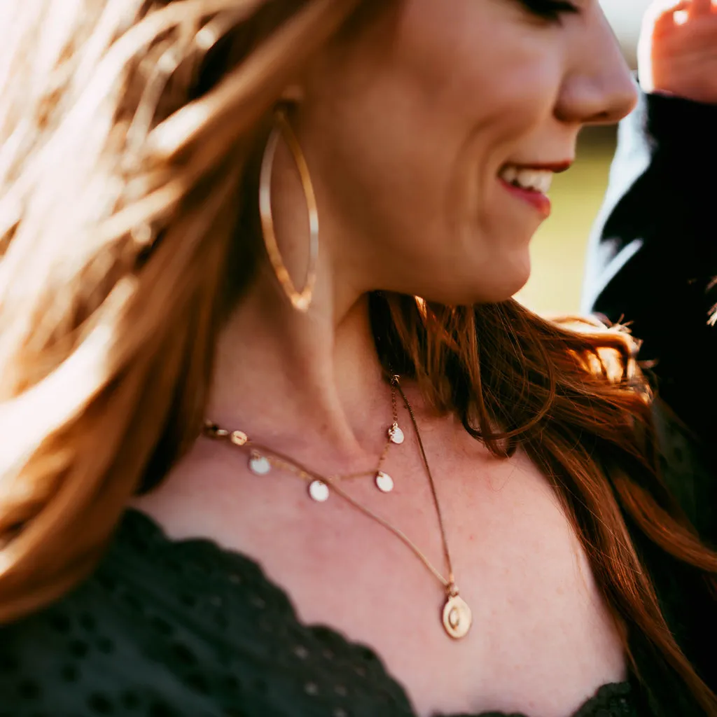 Teri Disc Charm Necklaces