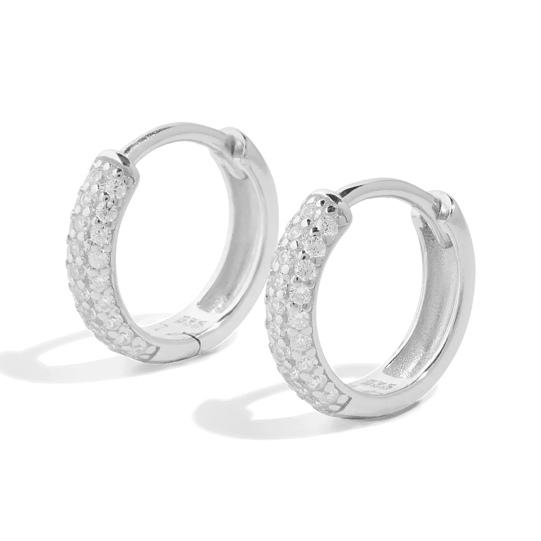 THE AURORA HOOP M - solid gold
