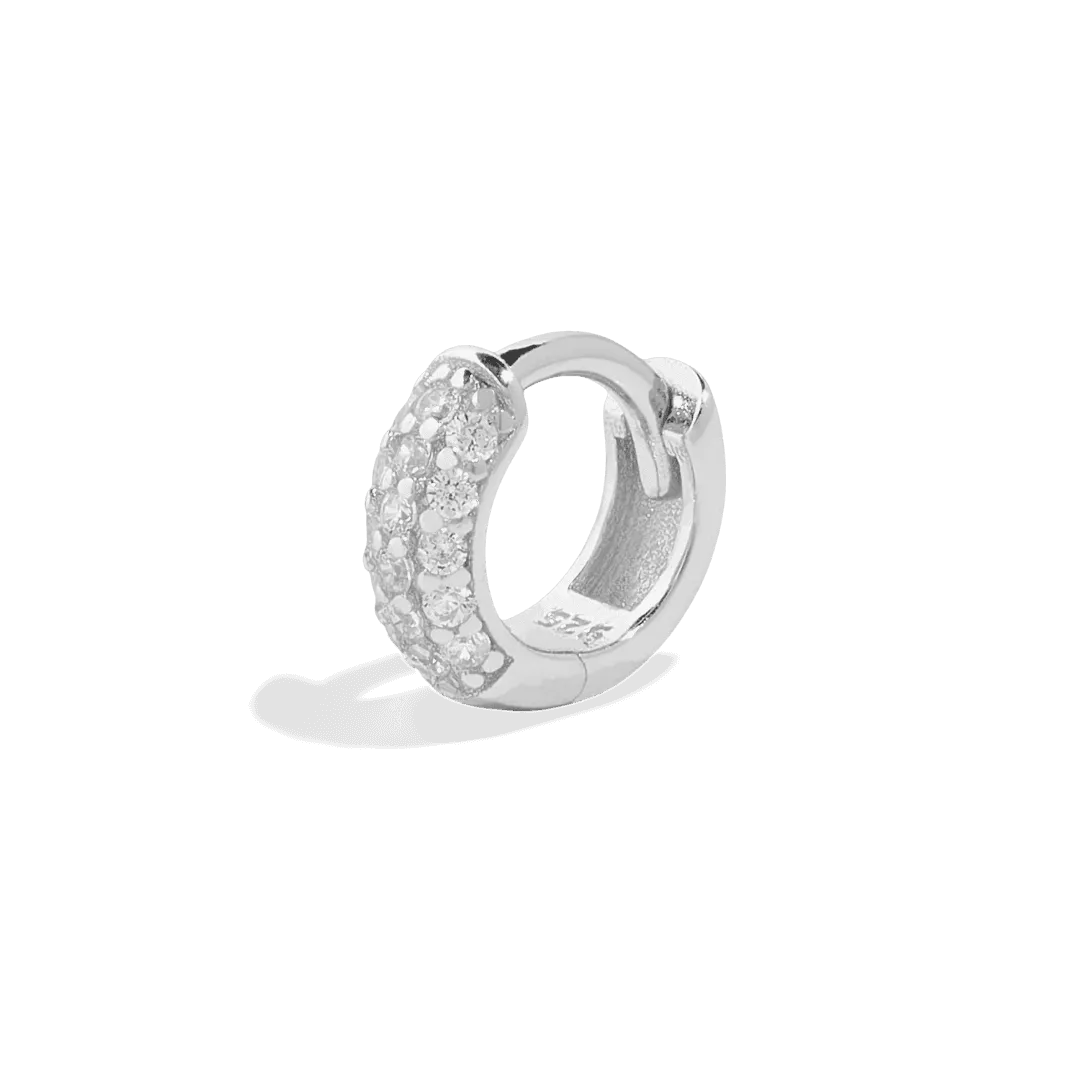 THE AURORA HOOP M - solid gold