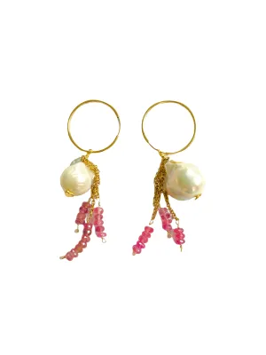 The Corey Sapphire Chain Hoops