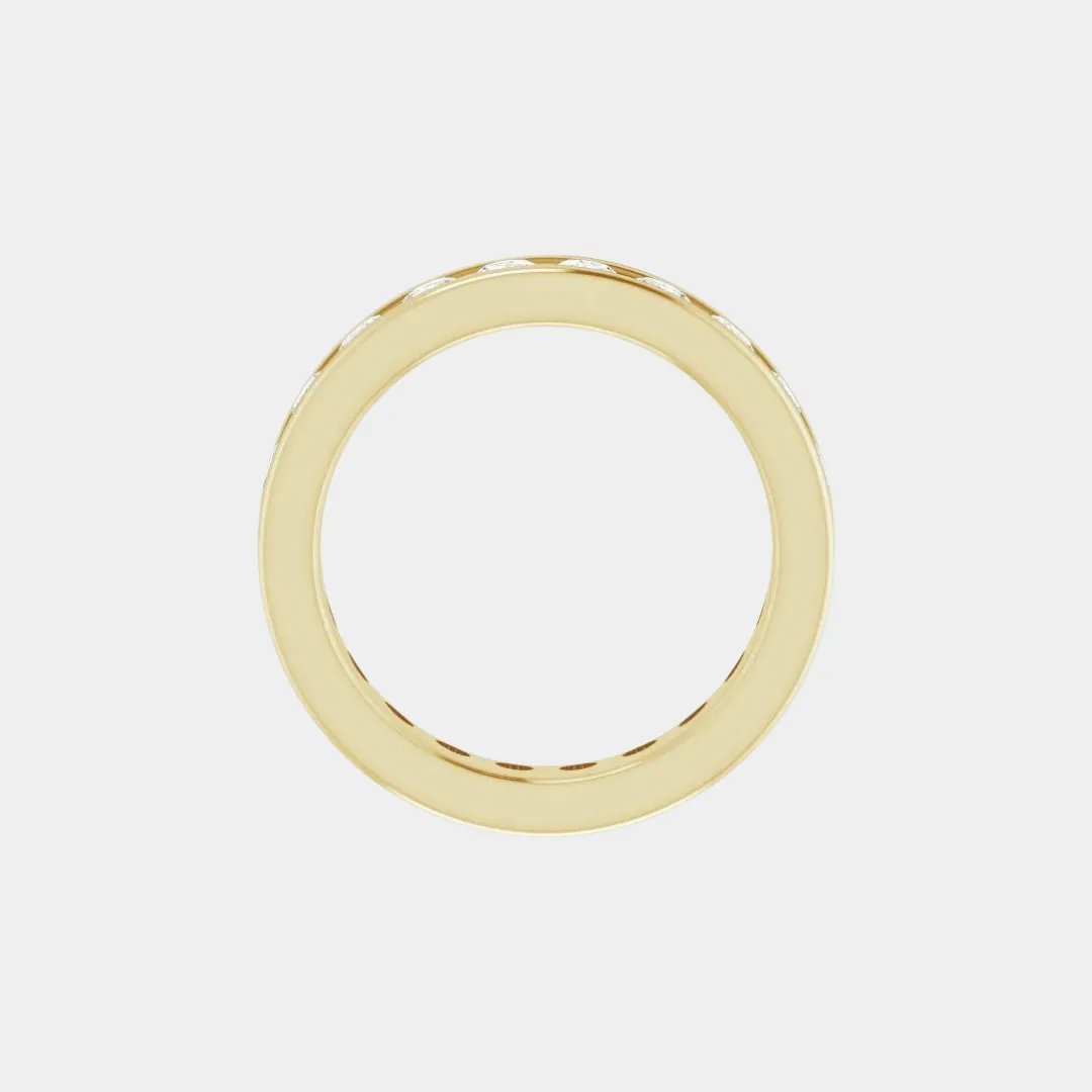 The Gold Channel Set Full Eternity
