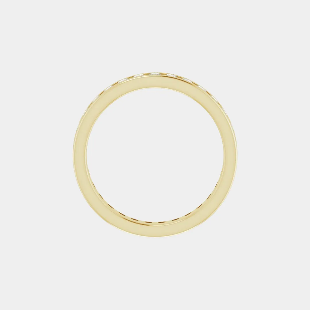The Gold Channel Set Full Eternity