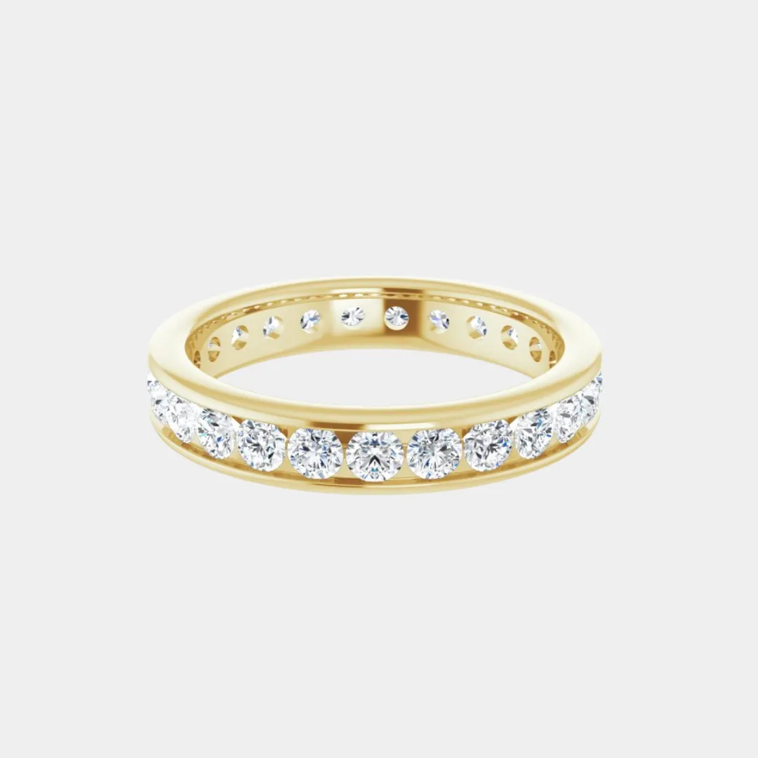 The Gold Channel Set Full Eternity