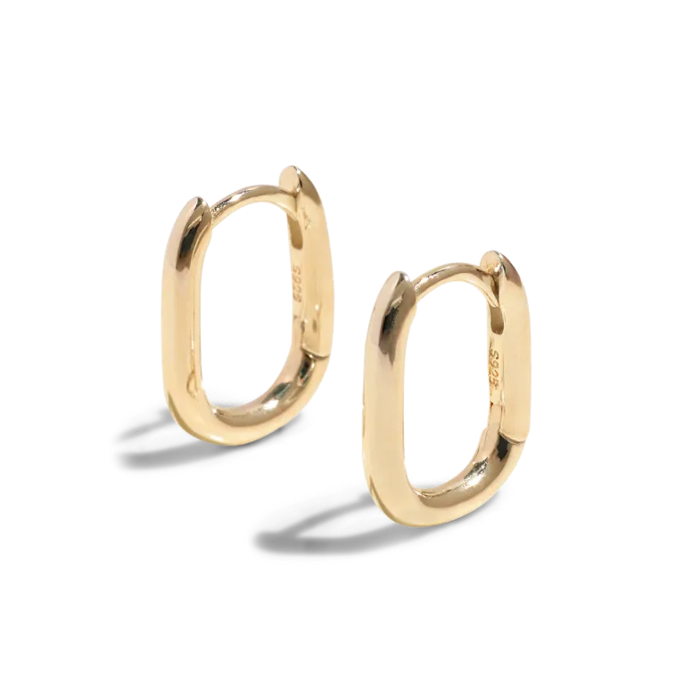 THE HARLEY MOLLY HOOP S - solid gold