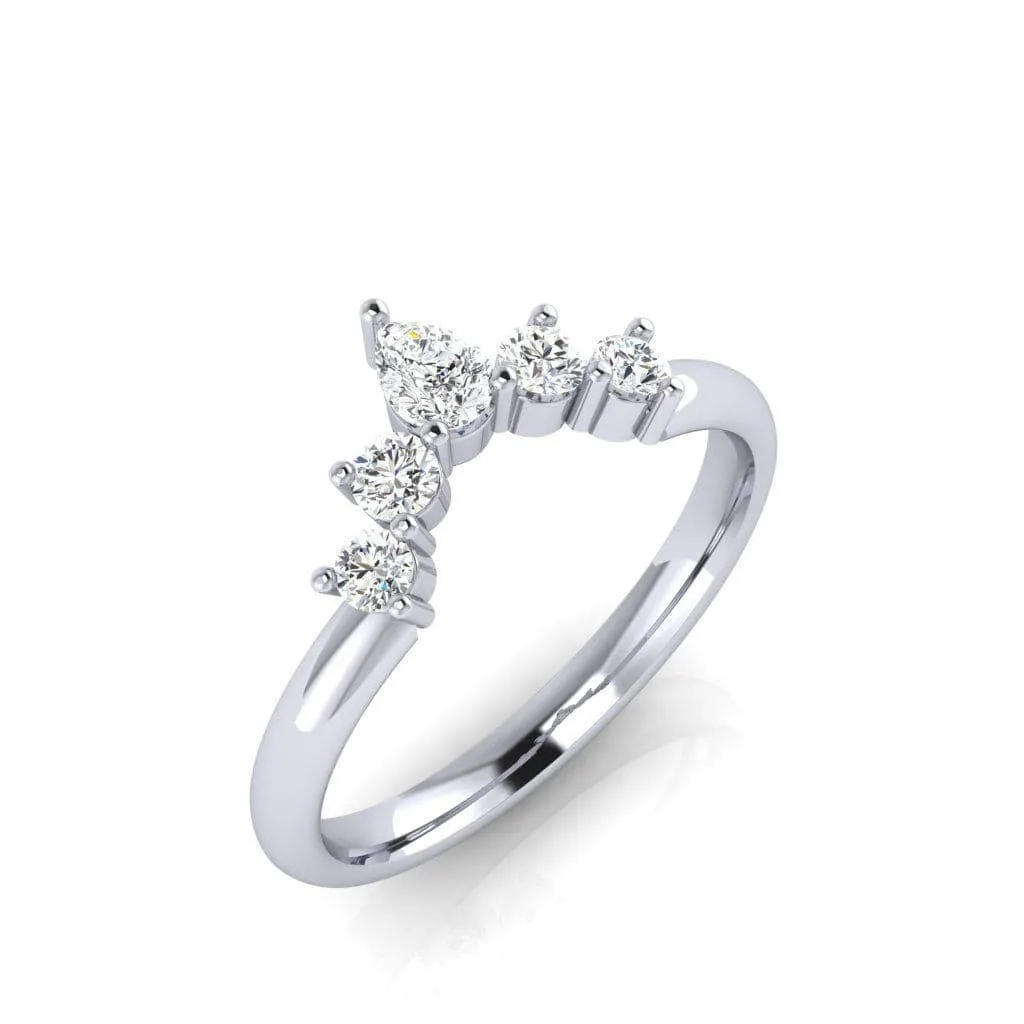 Tiara Diamond Wedding Ring