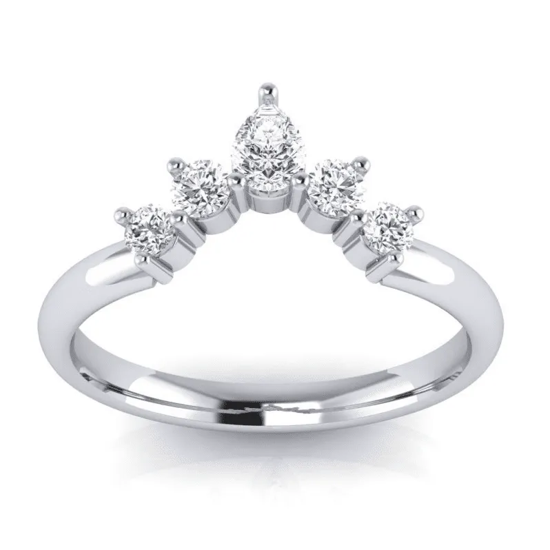 Tiara Diamond Wedding Ring
