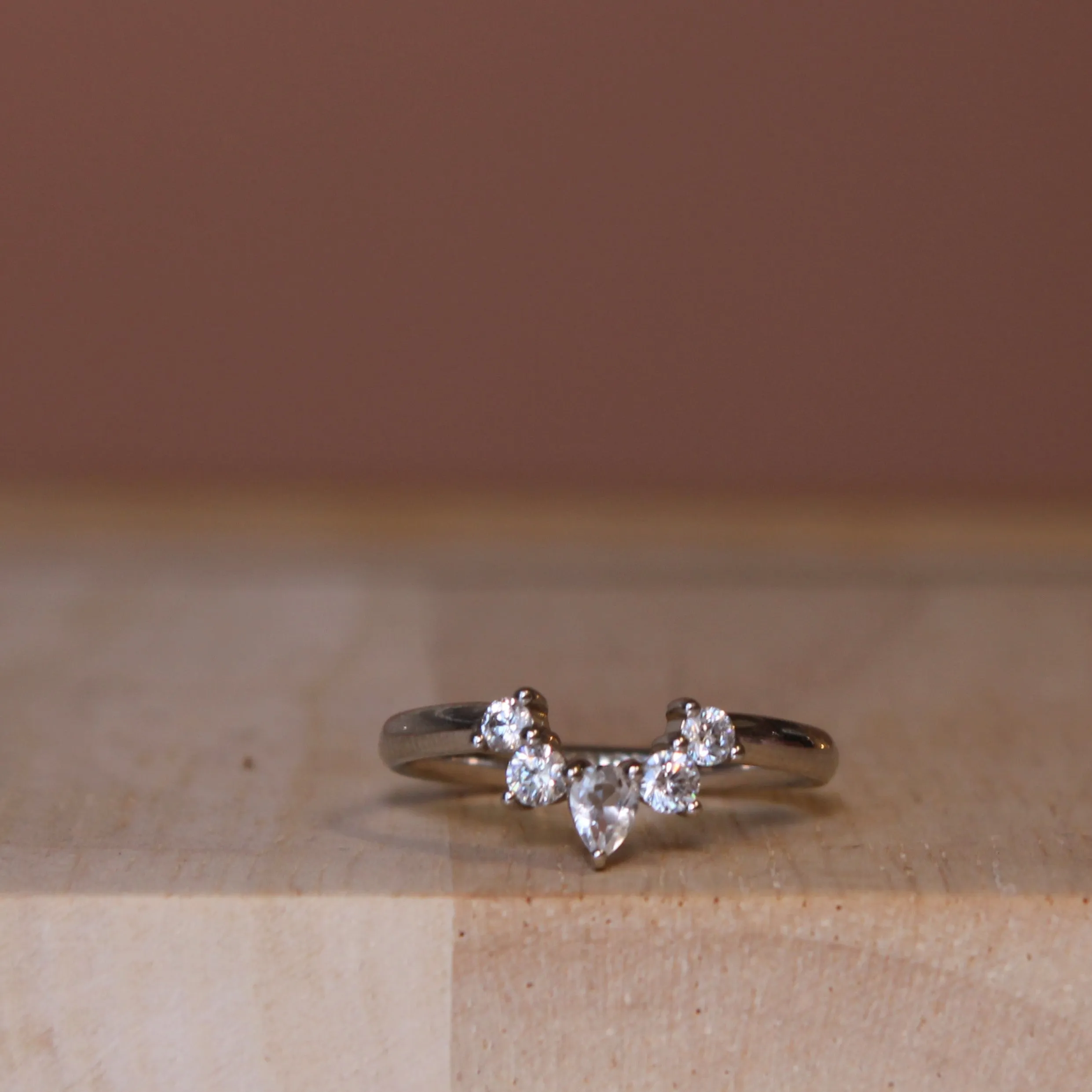 Tiara Diamond Wedding Ring