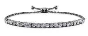 Timeless Dreams Adjustable Lab-Grown Diamond Bracelet with 1.03 ct.(finished) 2.2mm