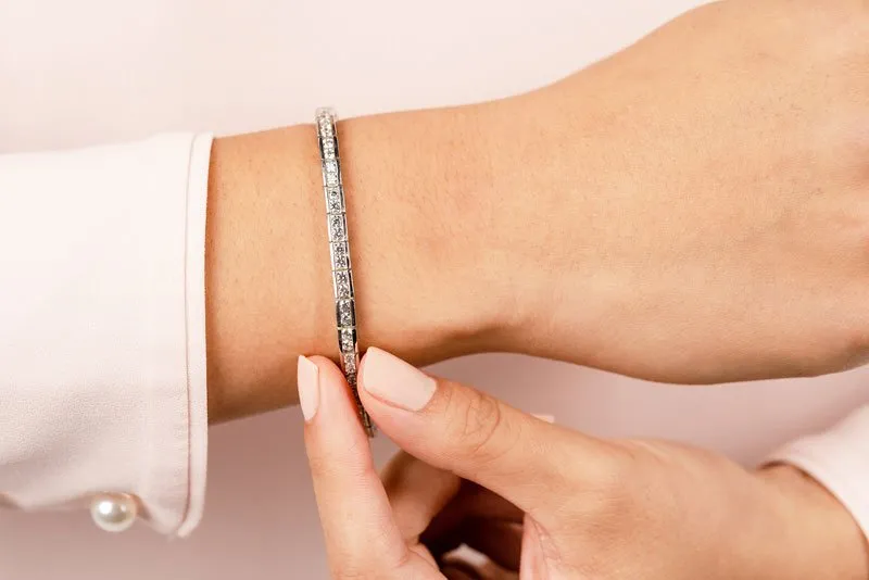 Timeless Roadway Lab-Grown Diamond Tennis Bracelet with 5.04 ct.(finished) 3.0mm