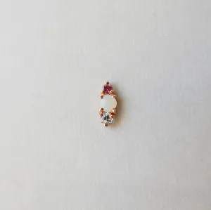 Trio Opal Earring