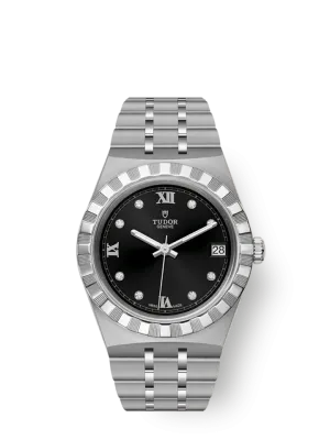 Tudor Royal, Stainless Steel and Diamond-set, 34mm, Ref# M28400-0004