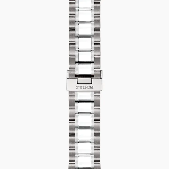 Tudor Style, Stainless Steel and Diamond-set, 34mm, Ref# M12310-0017