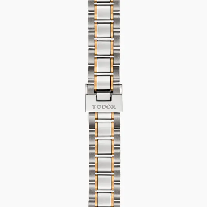 Tudor Style, Stainless Steel and Yellow Gold with Diamond-set, 34mm, Ref# M12313-0011