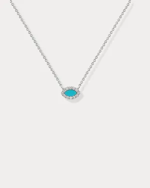 Turquoise Evil Eye Necklace