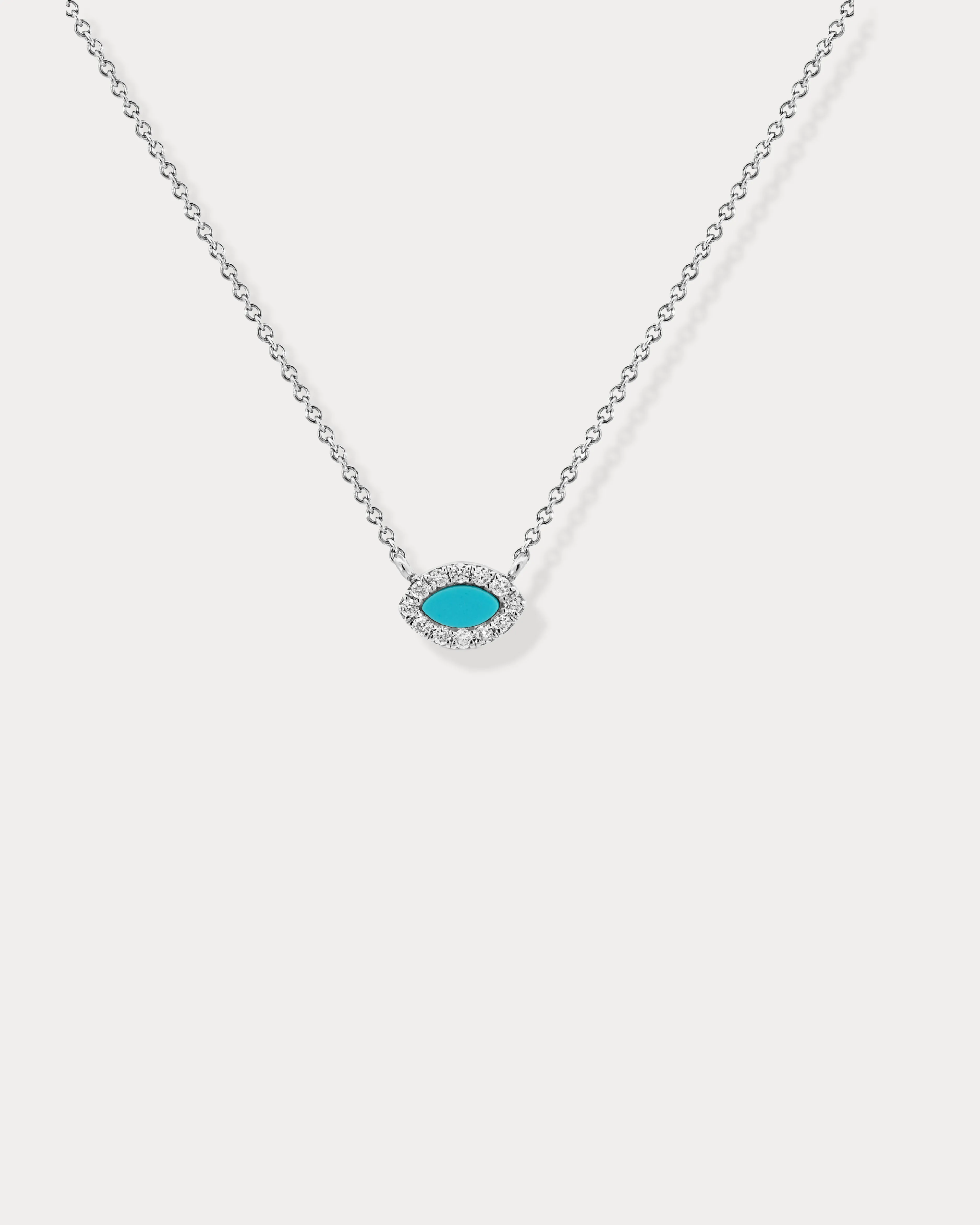 Turquoise Evil Eye Necklace