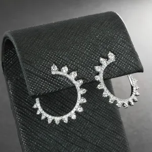 Unusual Diamond Hoops