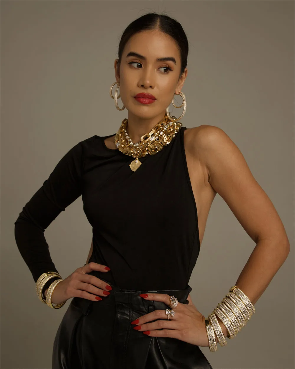 Ursula Hoops Gold XL
