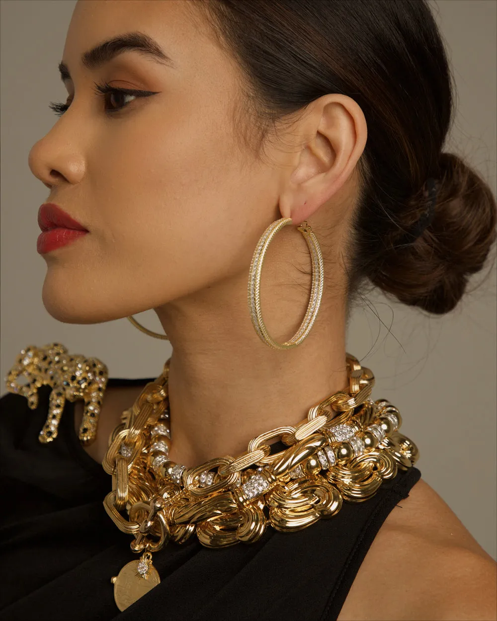 Ursula Hoops Gold XL