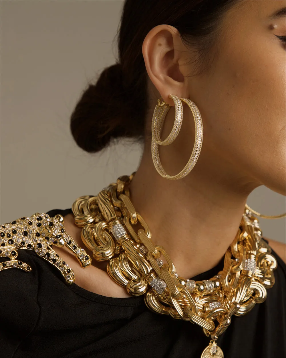 Ursula Hoops Gold XL