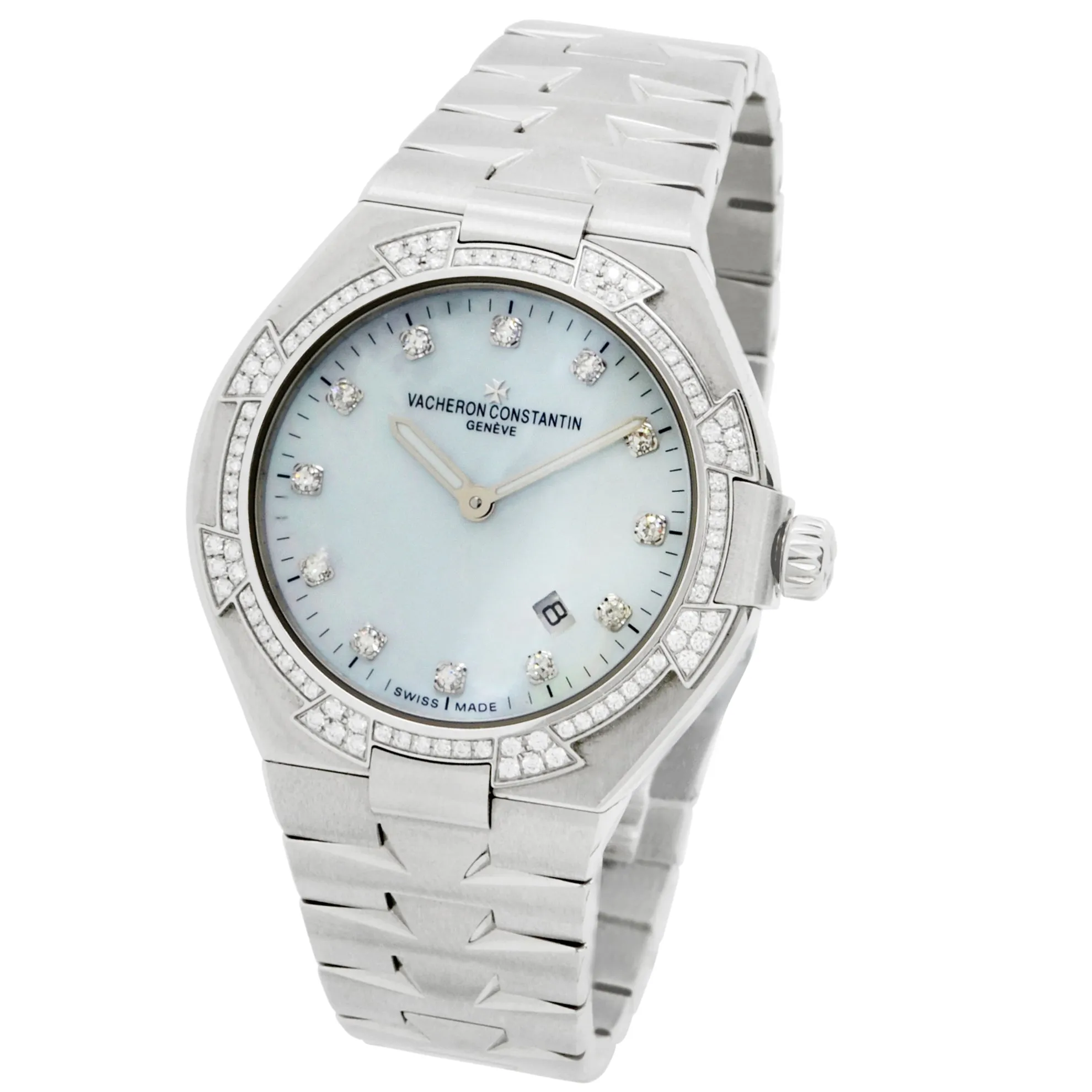Vacheron Constantin Overseas 25750.D01A.9092 25750 Mother of Pearl Dial Quartz Women's Watch