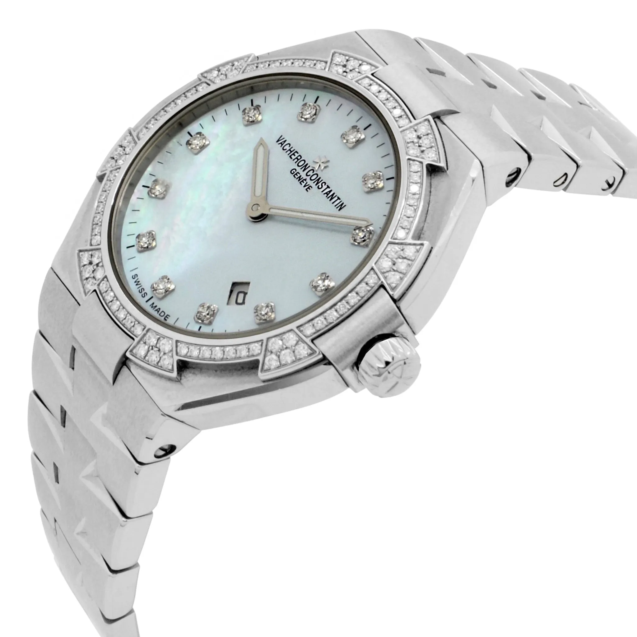 Vacheron Constantin Overseas 25750.D01A.9092 25750 Mother of Pearl Dial Quartz Women's Watch