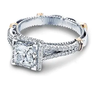 Verragio Halo Split Shank Engagement Ring