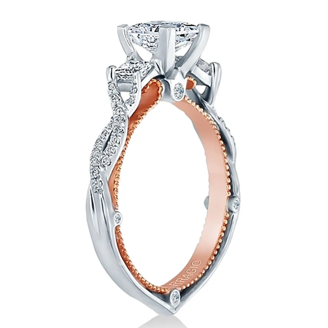 Verragio Three Stone Twist Engagement Ring