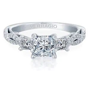 Verragio Three Stone Twist Engagement Ring