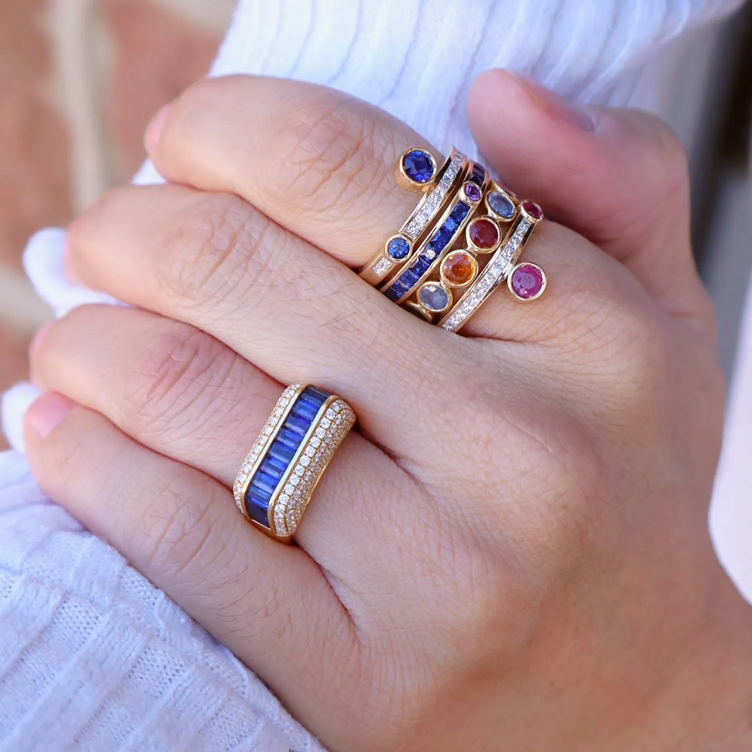 Vida Ruby and Diamond Ring