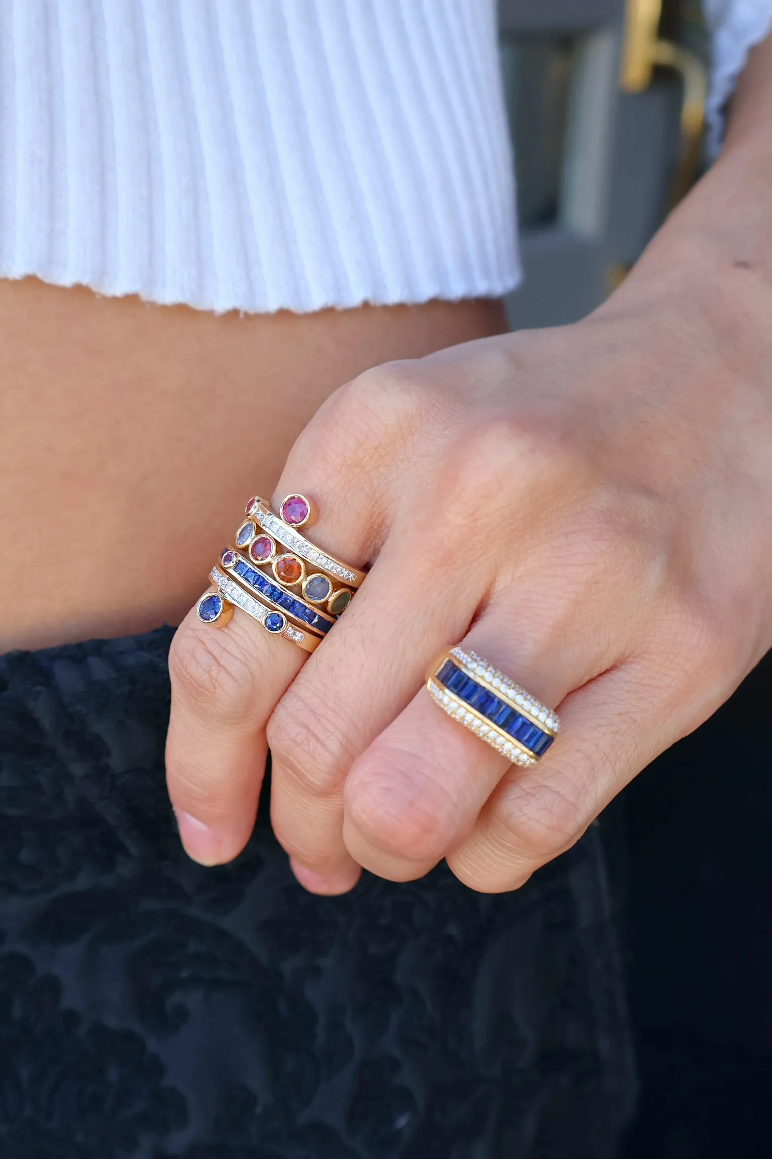 Vida Ruby and Diamond Ring