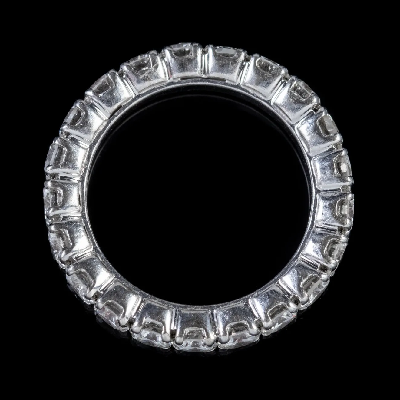 Vintage Diamond Full Eternity Ring 3.15ct of Diamond