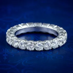 Vintage Diamond Full Eternity Ring 3.15ct of Diamond