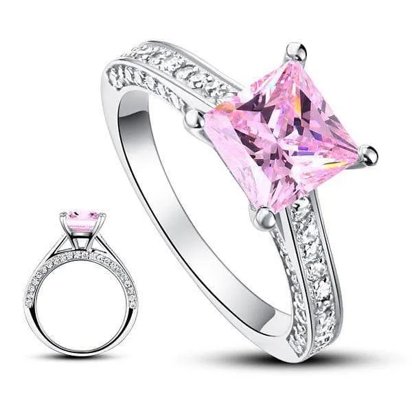 VIP Dream Ring- 1.5 Carat Princess Cut Wedding Ring Set