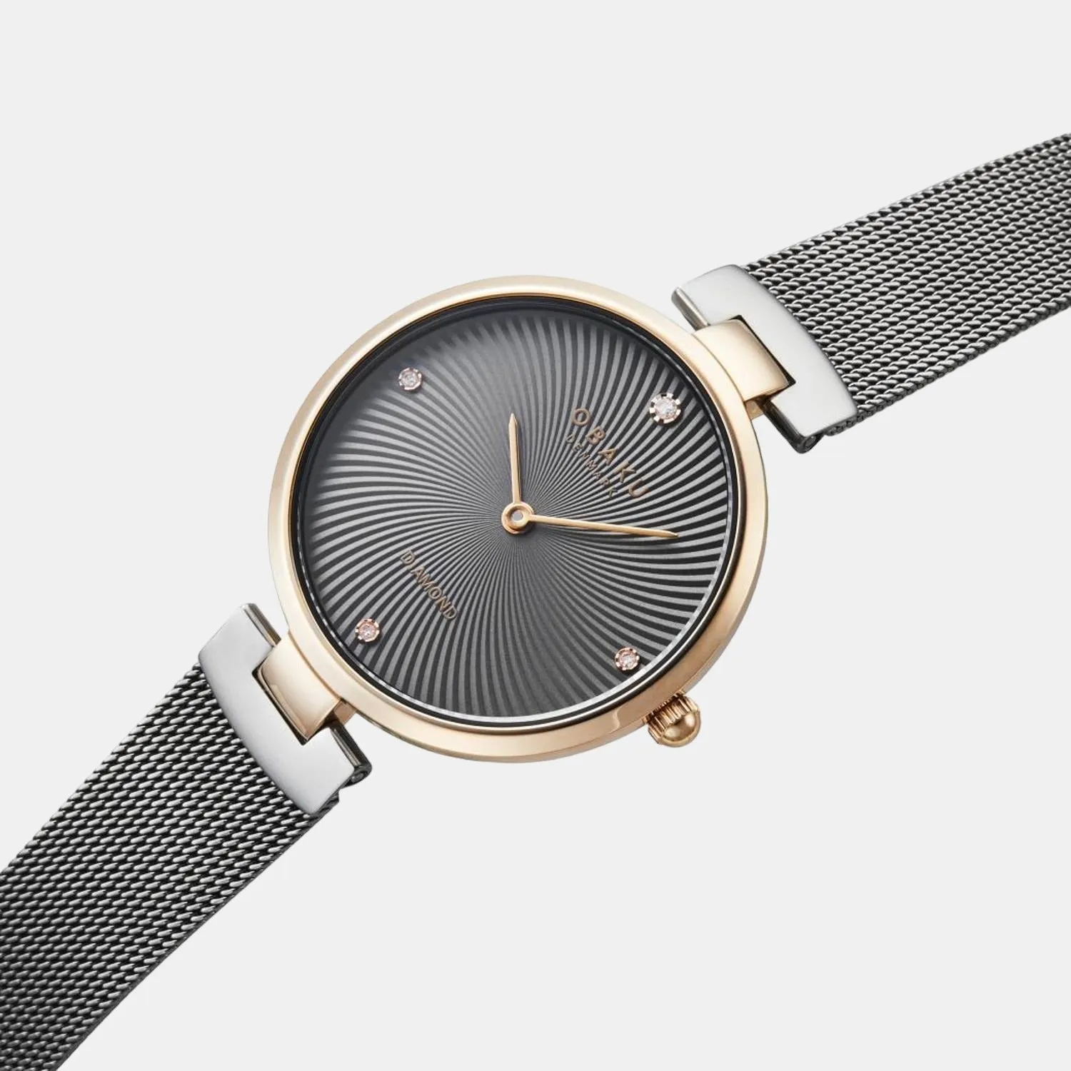 Women's Brown Analog Stainless Steel Watch V256LXVUMU-DD