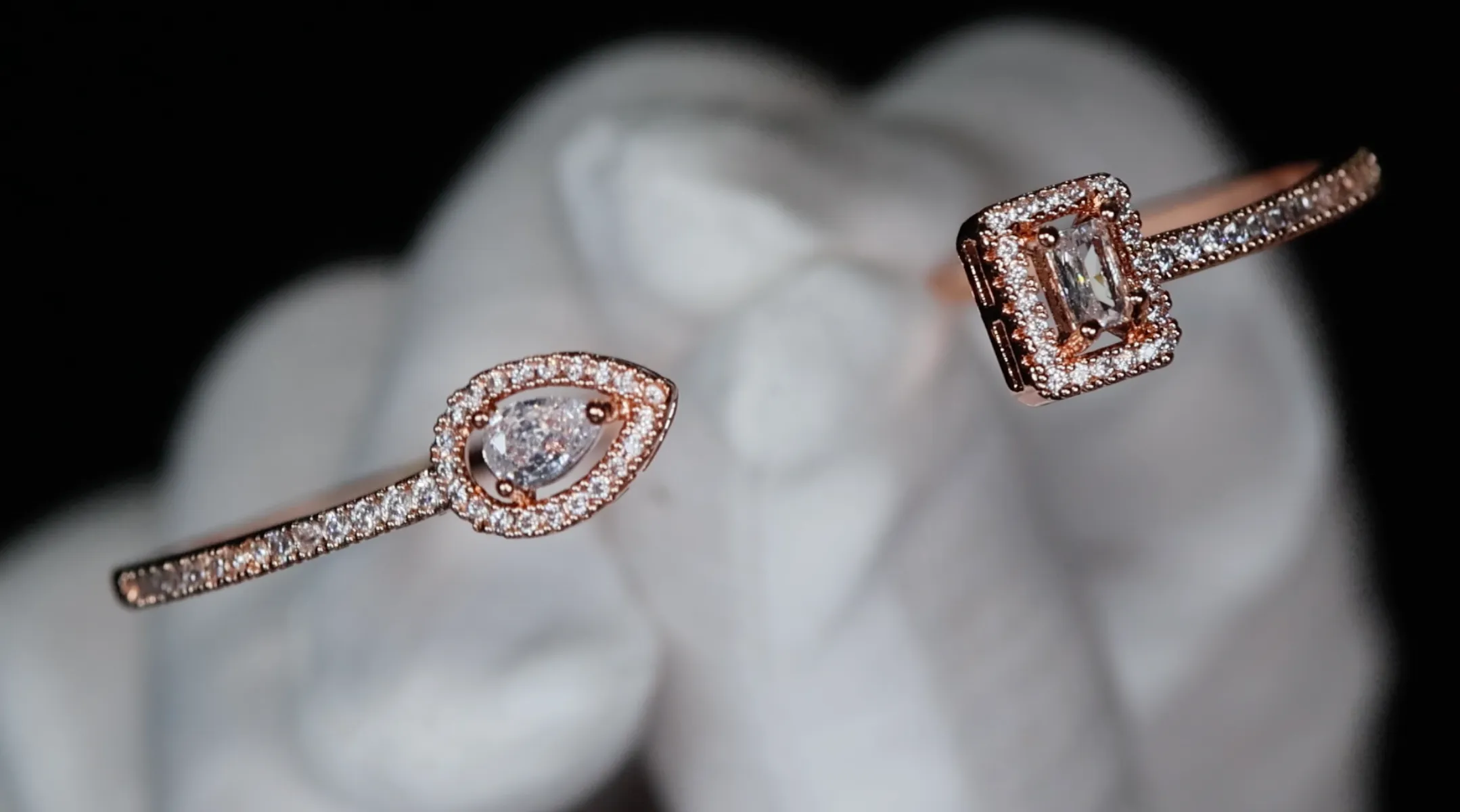 Womens Diamond Bracelet | Rose Gold Diamond Bracelet