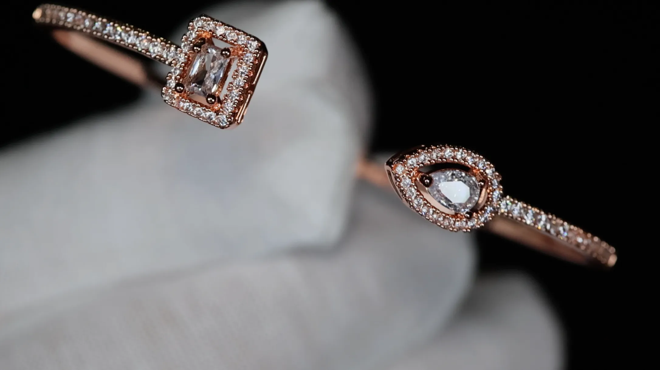 Womens Diamond Bracelet | Rose Gold Diamond Bracelet