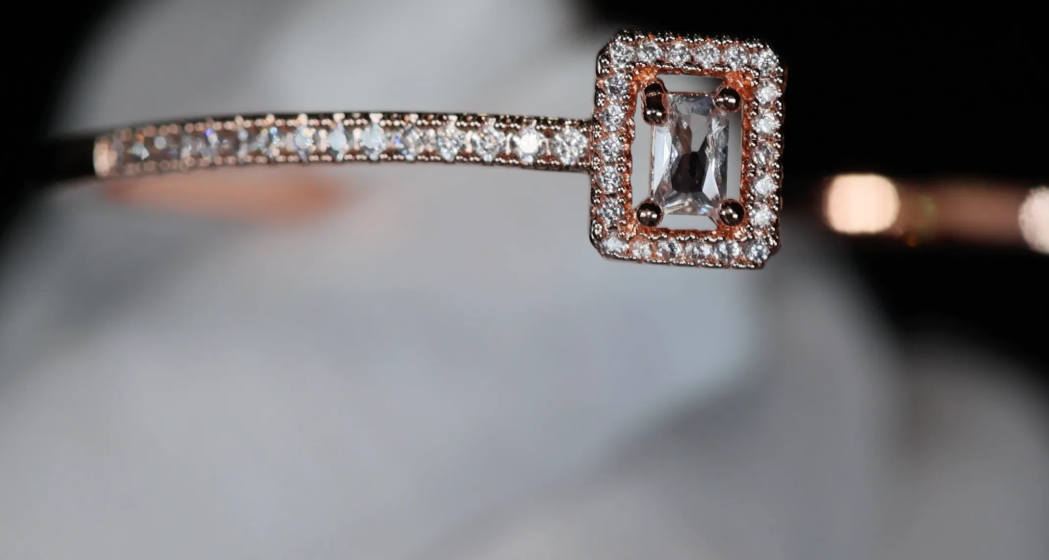 Womens Diamond Bracelet | Rose Gold Diamond Bracelet