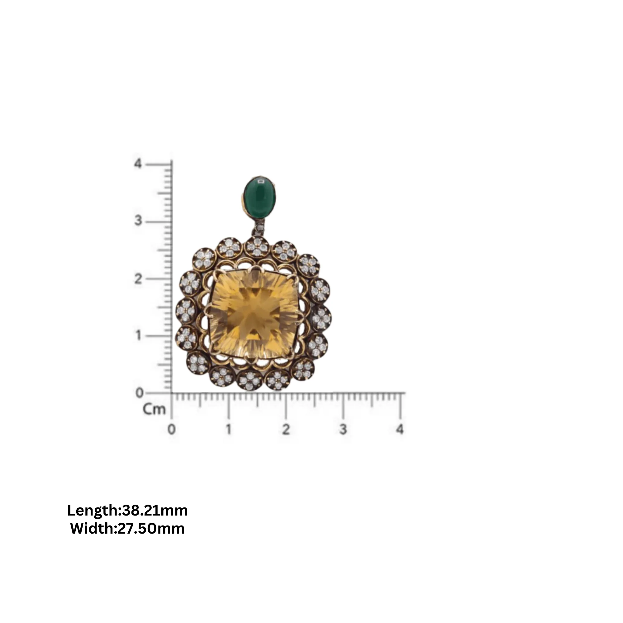 Yellow Sapphire Blossom Earrings